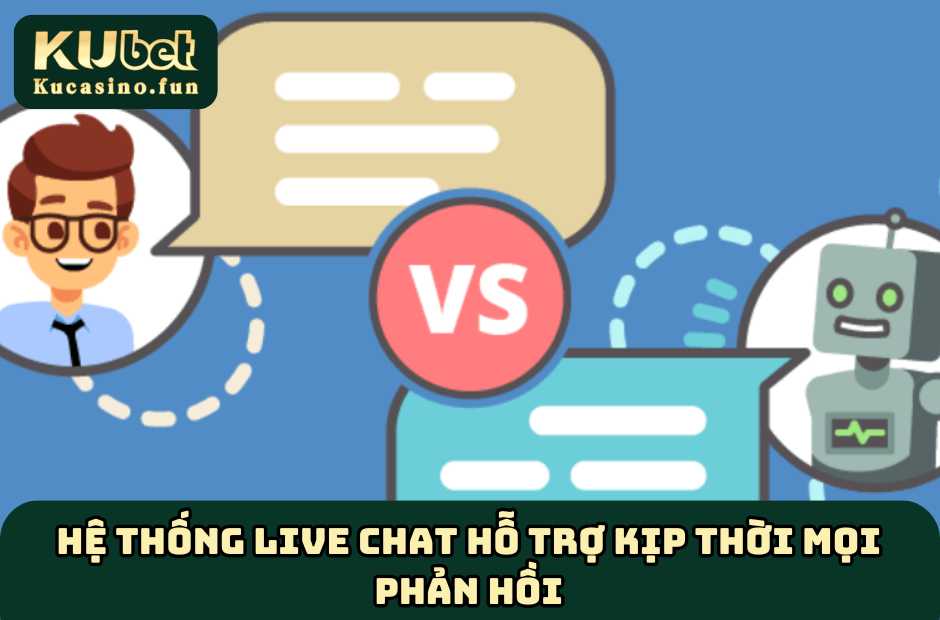 Hệ thống Live chat hỗ trợ kịp thời mọi phản hồi