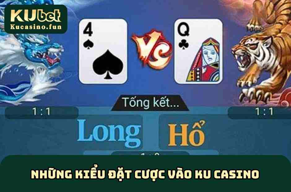 Những kiểu đặt cược vào Dragon Tiger